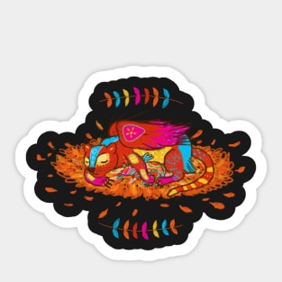 Sleeping Alebrije Sticker